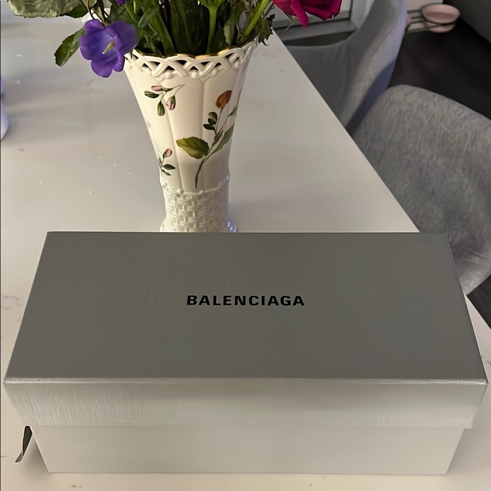 Balenciaga Gray Shoe Box